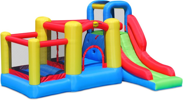 Надувной батут с горкой ИГРОВОЙ ЦЕНТР 5 в 1 Happy Hop