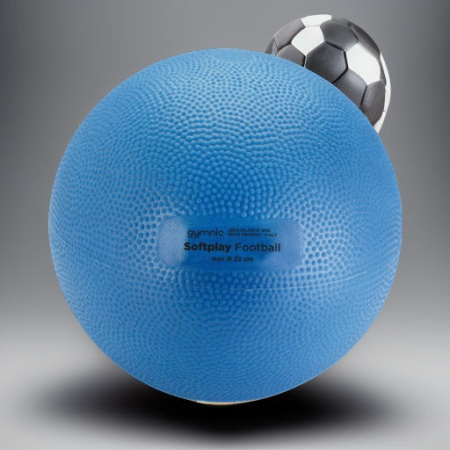Мяч игровой Softplay Football 22 см Ledraplastic