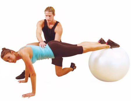 Мяч гимнастический фитбол FIT-BALL, 65 см Ledraplastic