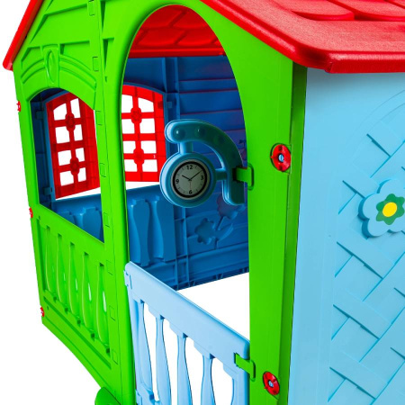 Игровой домик красный/голубой/зеленый PalPlay