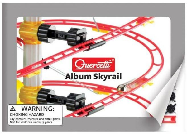 Конструктор-серпантин Roller Coaster 150 деталей Quercetti