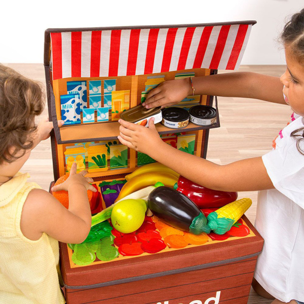 Коробка-трансформер для игрушек и игры Магазин Miniland