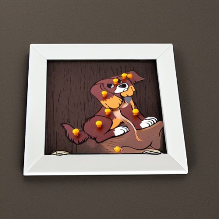 Рамка-вкладыш Собака ЛЭМ