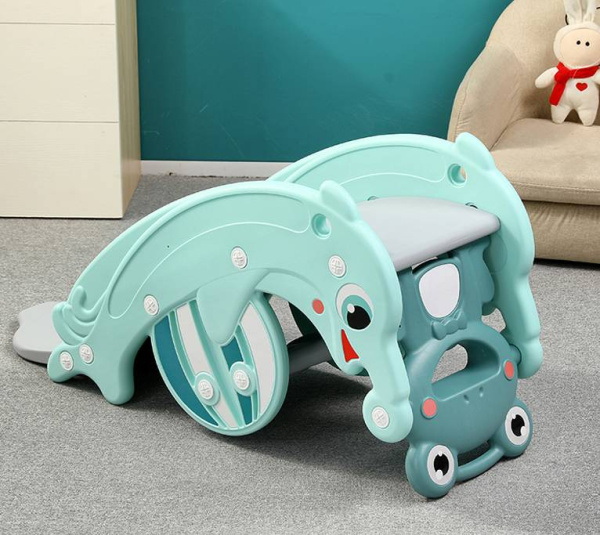 Горка-качалка 2 в 1 Дельфин ментол Perfetto Sport