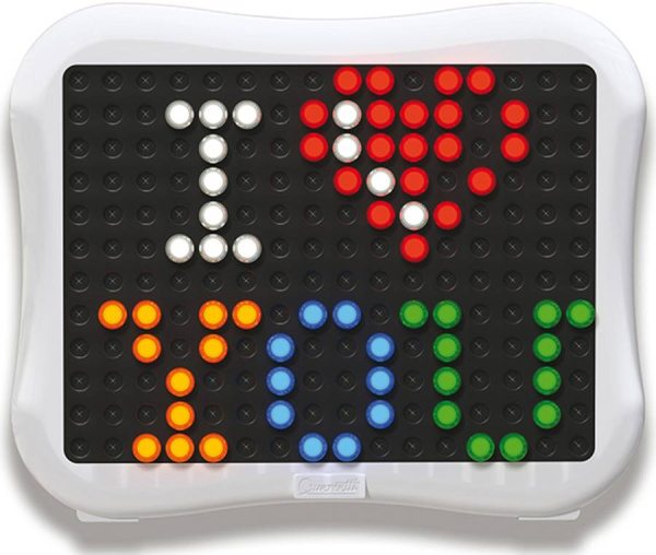 Мозаика Peg Brite 120 штук, со светом Quercetti