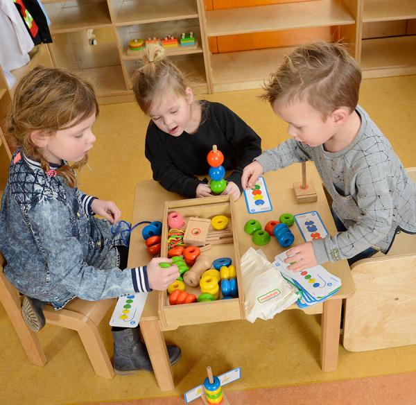 Игра-сортировка Шнуровка Бусы, набор 3 Masterkids