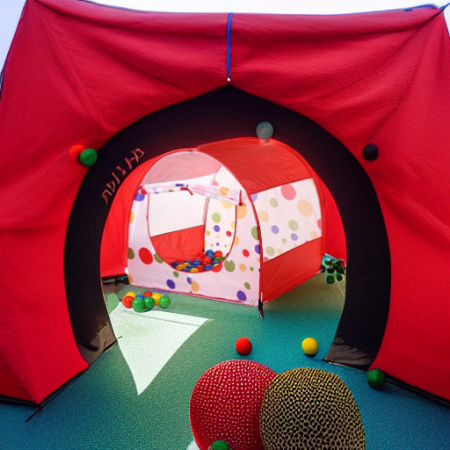 Палатка Арка с шариками