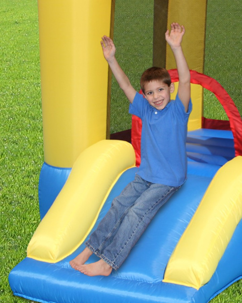 Надувной батут с горкой Попрыгун 2 Happy Hop