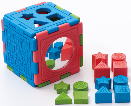 Развивающий куб Познай-ка, 12 предметов Weplay