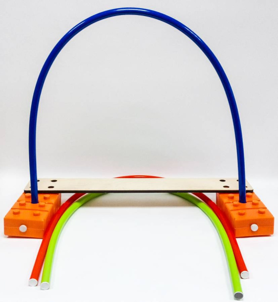 Палка гимнастическая 150 см диаметр 2,2 см, 1 штука Тех-пласт