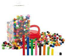 Конструктор Кубики соединяющиеся 1 см, 1000 штук