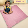 Мягкий пол универсальный Плетенка 33х33 см розовый  Eco-cover