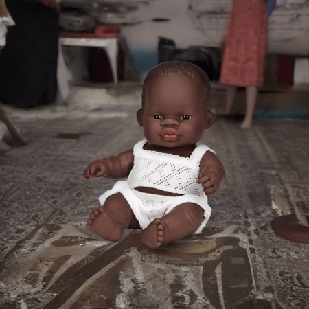 Кукла Мальчик африканец 21 см