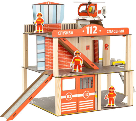 Парковка деревянная Служба спасения M-WOOD