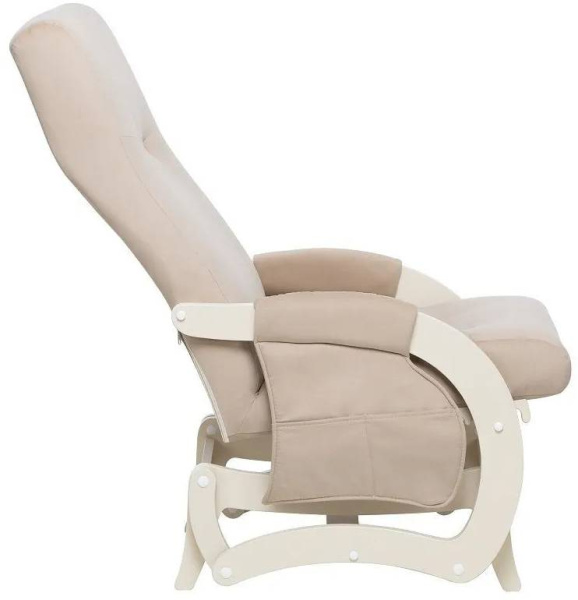 Кресло для кормления Milli Кьяра с карманами (слоновая кость, ткань V 18)