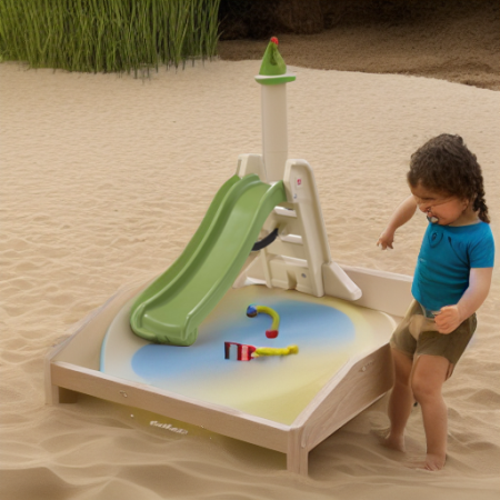 Большая складная горка