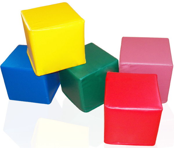 Мягкий кубик 50х50х50 см, 1 штука Лантана