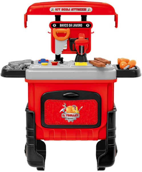 Игровой набор Юный механик в чемоданчике на колесах, 27 деталей PITUSO