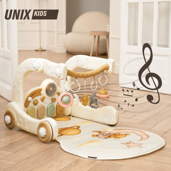 Музыкальный игровой центр UNIX Kids Cosmo Космо 5 в 1 бежевый