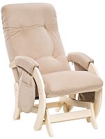 Кресло для мамы (глайдер) для кормления Milli Smile с карманами дуб шампань Velutto 18