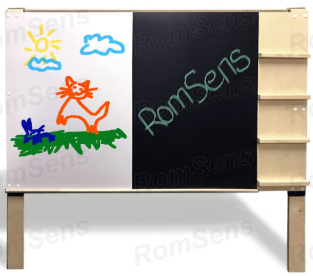 Двухстороний тактильный стенд