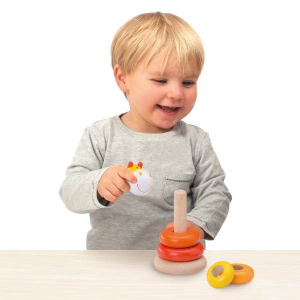 Пирамидка-неваляшка Жираф