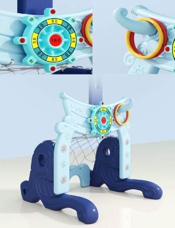 Стойка баскетбольная Морская синяя Perfetto sport