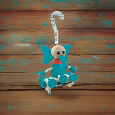 Подвеска на пружине ГОЛУБОЙ СЛОН Woody