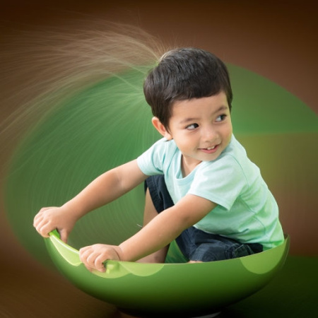 Качалка-балансир Зеленая чаша Weplay