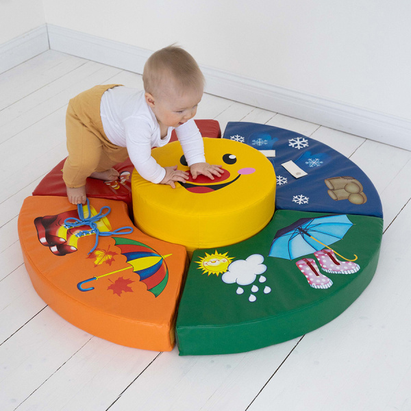 Модуль мягкий развивающий Времена года Romana