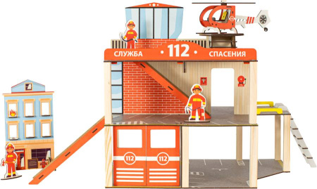 Парковка деревянная Служба спасения M-WOOD