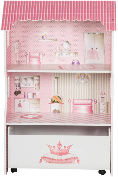 Кукольный домик с ящиком для игрушек Roba