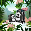 Чемодан и рюкзак ПАНДА Cuties and Pals