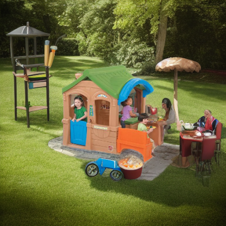 Домик с грилем Step 2