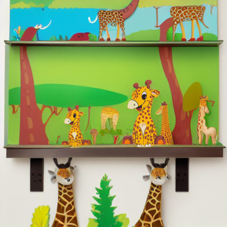 Полочка ЖИРАФИКИ Arance
