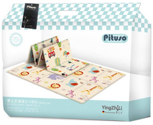 Игровой развивающий коврик Мадагаскар 180х100 см PITUSO