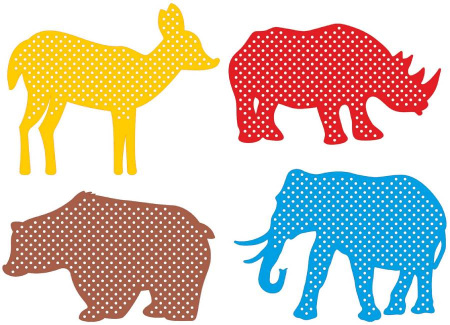 Настенные панели Зверята 9 штук Romsens