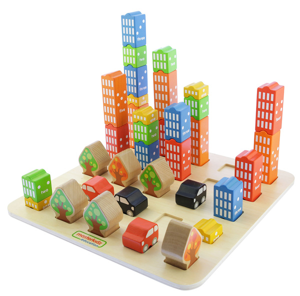 Панель настольная  Маленький город, 33 детали Masterkids