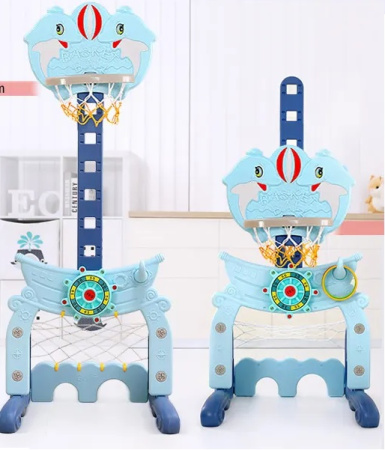 Стойка баскетбольная Морская синяя Perfetto sport