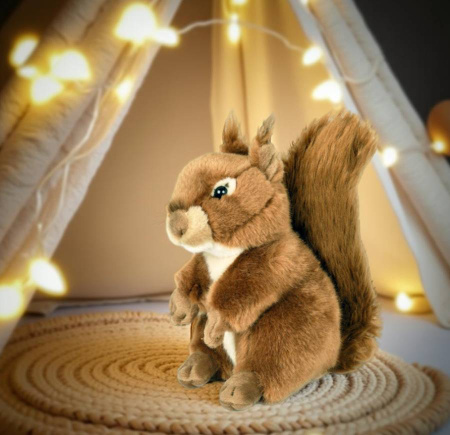 Игрушка мягкая Белочка 23 см LEOSCO