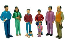 Набор фигурок Семья южноамериканцев 3 поколения, 8 фигурок Miniland