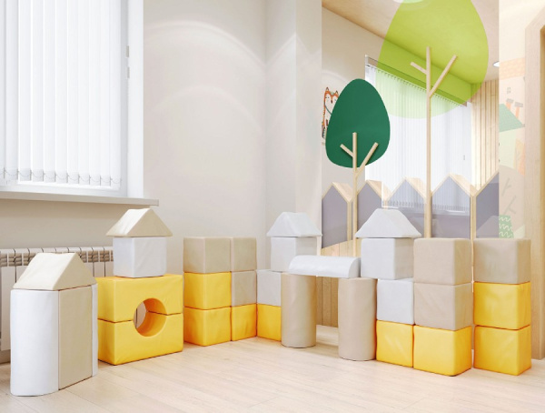 Мягкие игровые модули Царство Pastel Romana