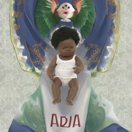 Кукла Девочка африканка 38 см