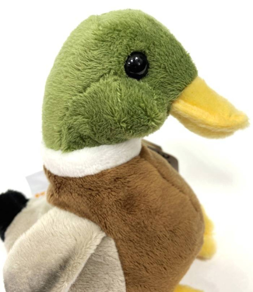 Игрушка мягкая Утка 18 см со звуком LEOSCO