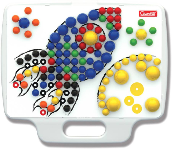 Мозаика Pixel Evo 10, 15, 20 мм 160 деталей Quercetti