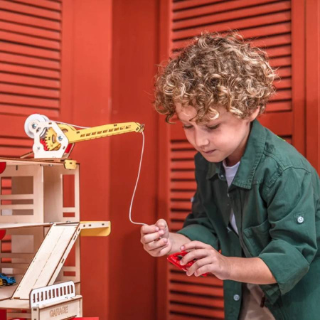 Парковка деревянная с краном M-WOOD