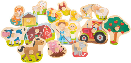 Рамка-вкладыш Ферма New Classic Toys