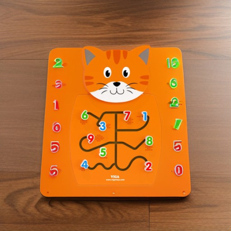 Панель-бизиборд Кот-цифры