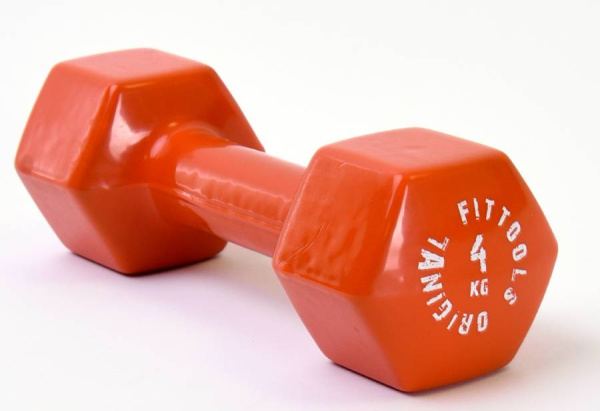Гантель в виниловой оболочке 4 кг Original Fit.Tools