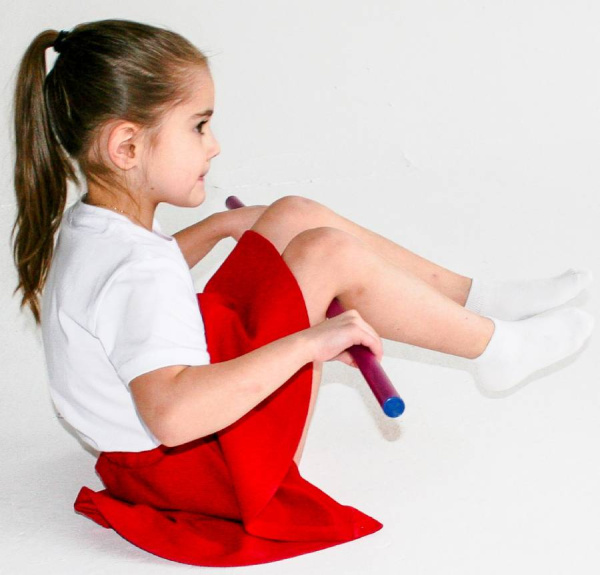 Палка гимнастическая 106 см диаметр 2,2 см, 1 штука Тех-пласт